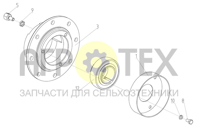 Чертеж Опора (152.03.00.090-01)